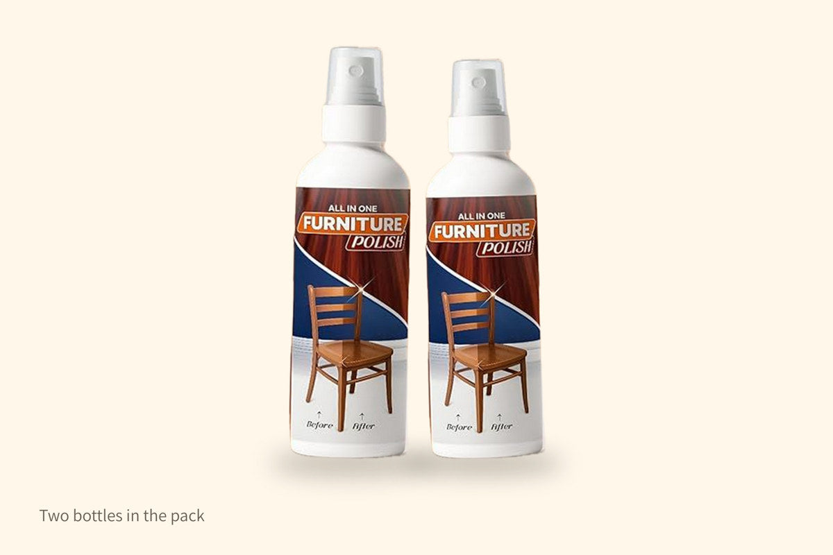 Two spray bottles arrive in every pack.