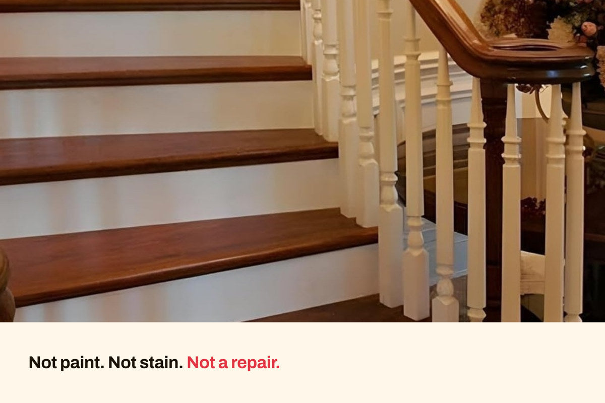 It polishes and conditions. It does not repair.