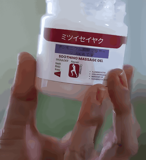Open the jar — a clear, light gel