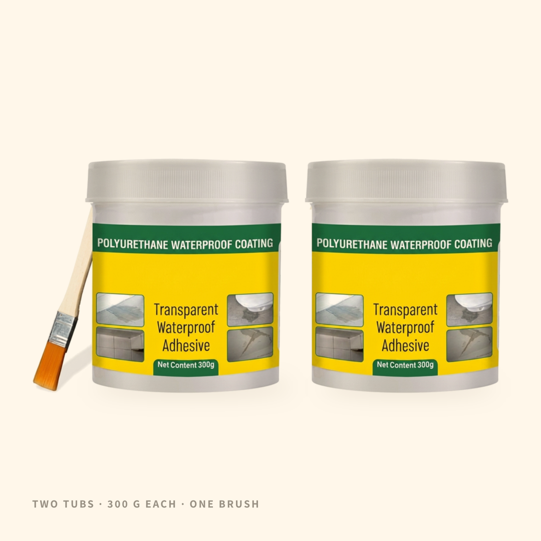 Transparent Waterproof Glue Plus Brush Pack -2