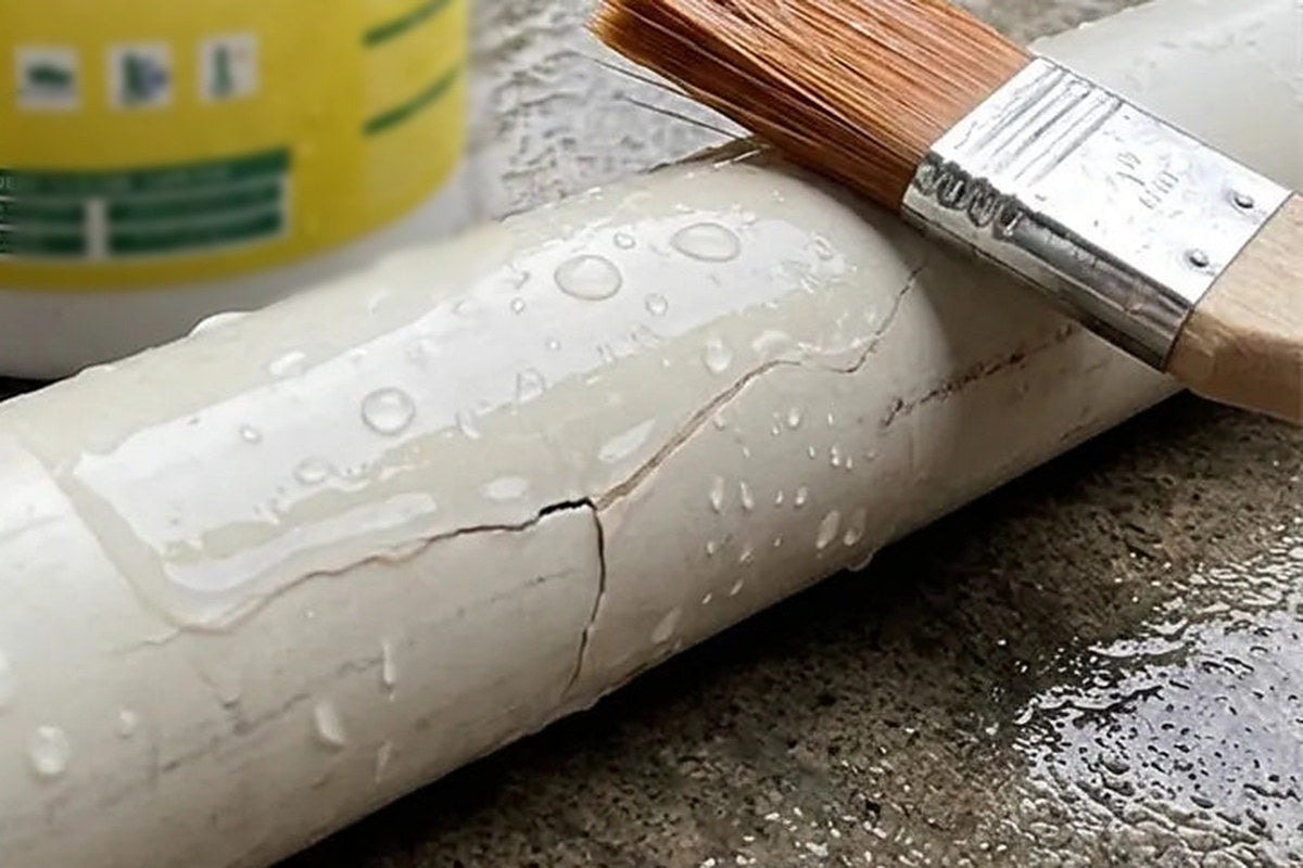It dries transparent, and it stays flexible.