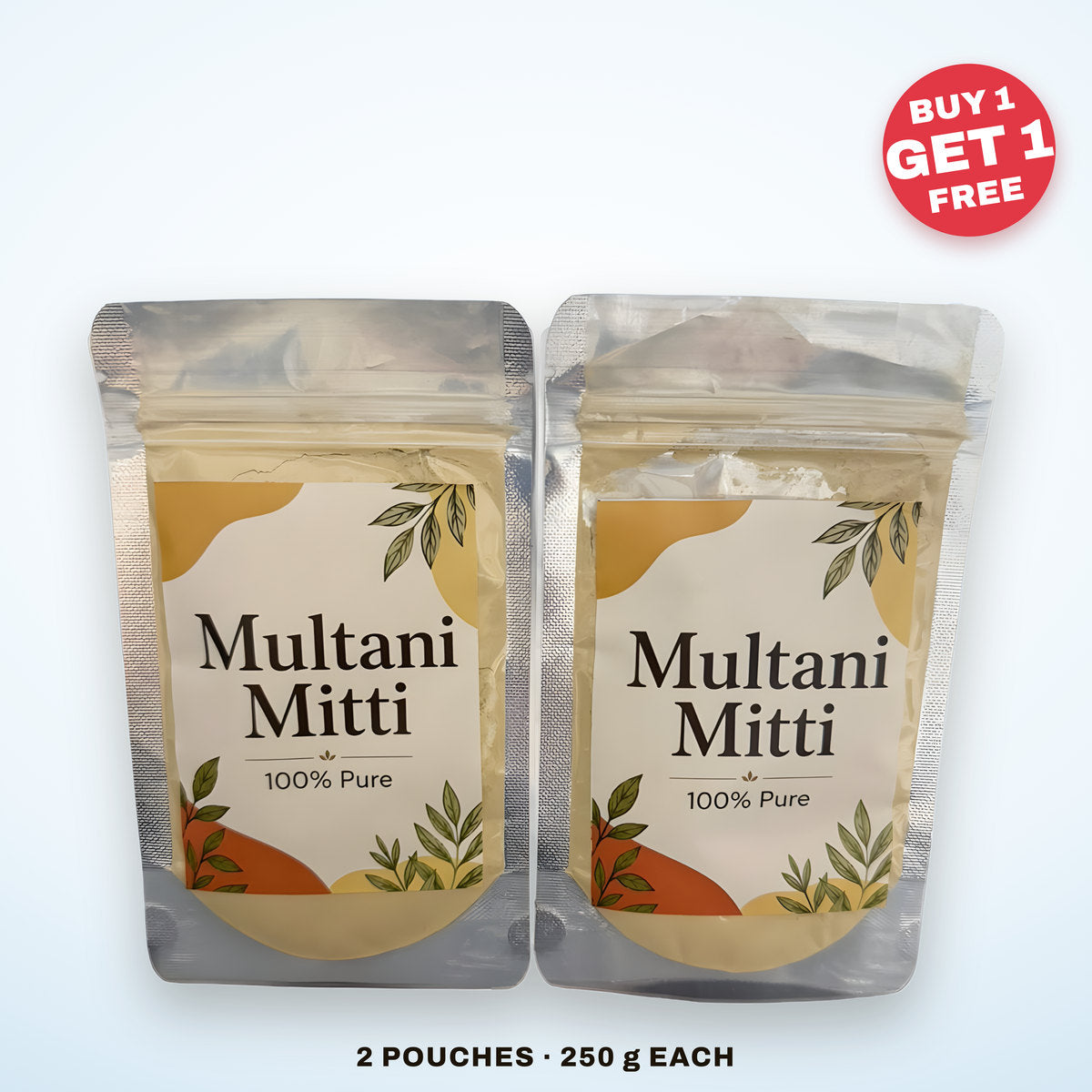 Multani Mitti Powder for Face & Hair (Pack of 2)